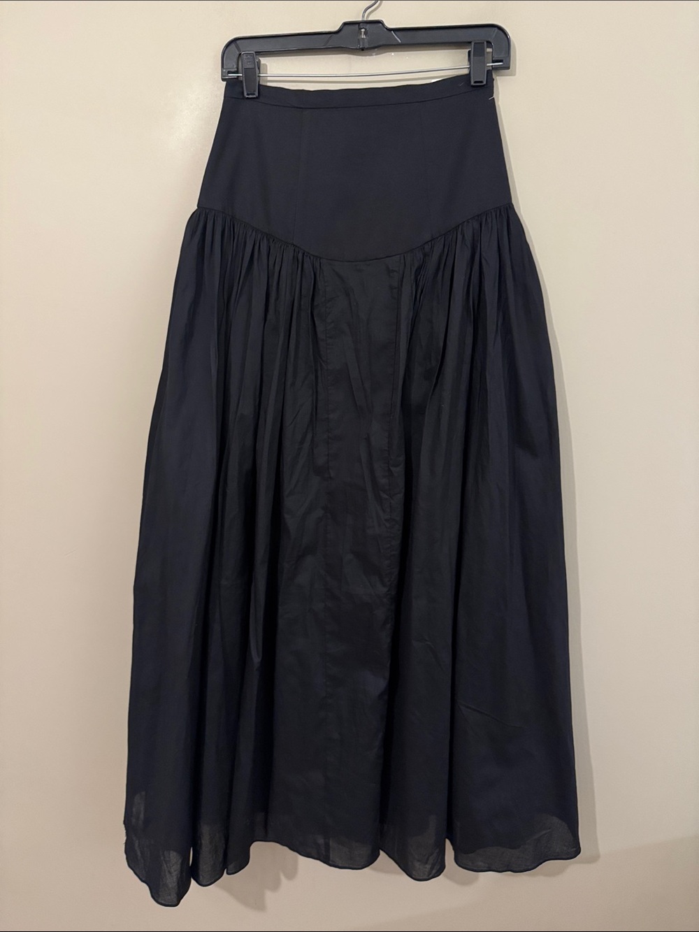 NWOT- Bardot Amorette Cotton Maxi Skirt in Black, size Small - Picture 6 of 12